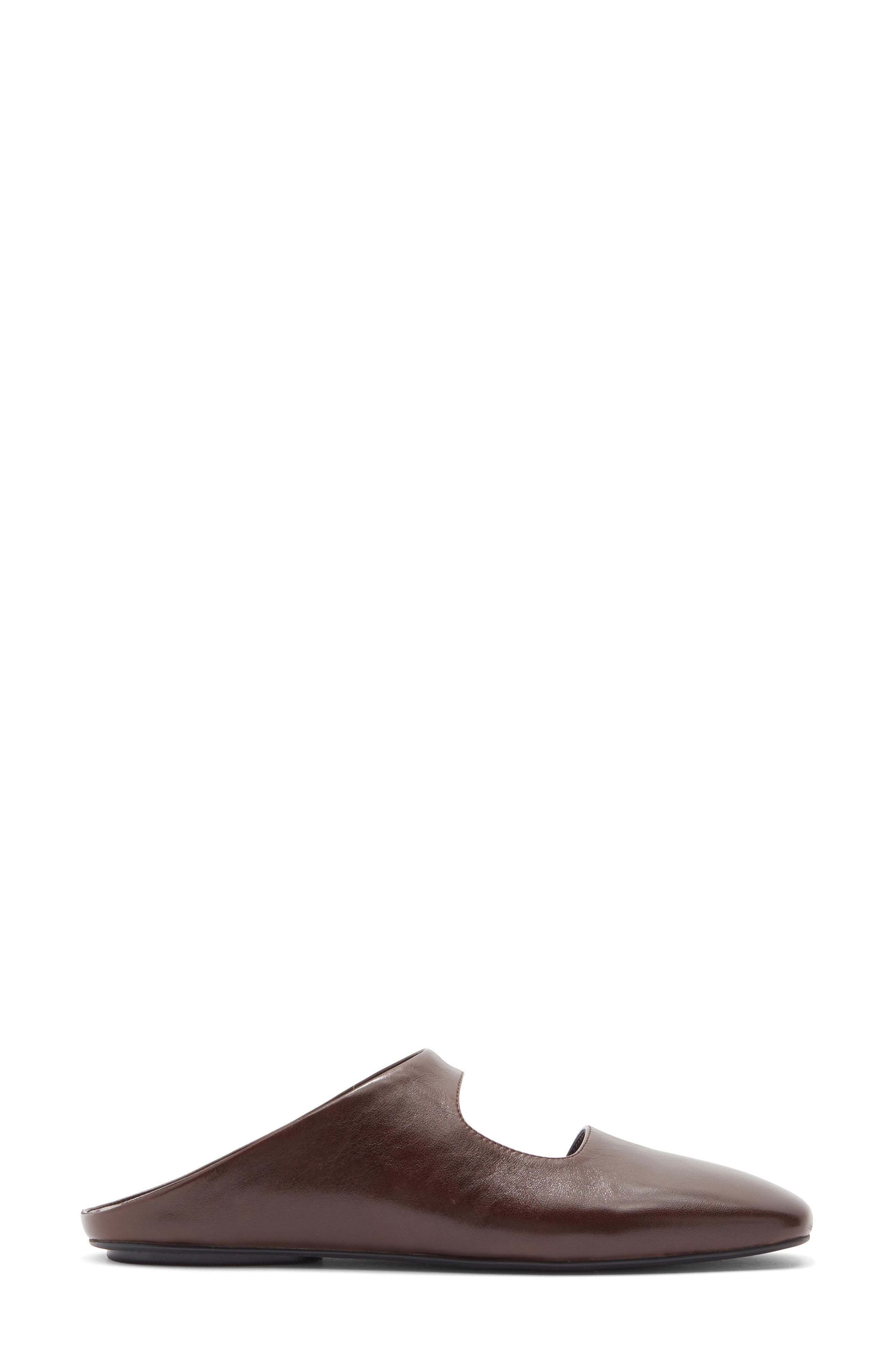 Siesta Leather Mule, Alternate, color, COFFEE