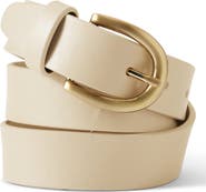 Lands' End Faux Leather Everyday Belt