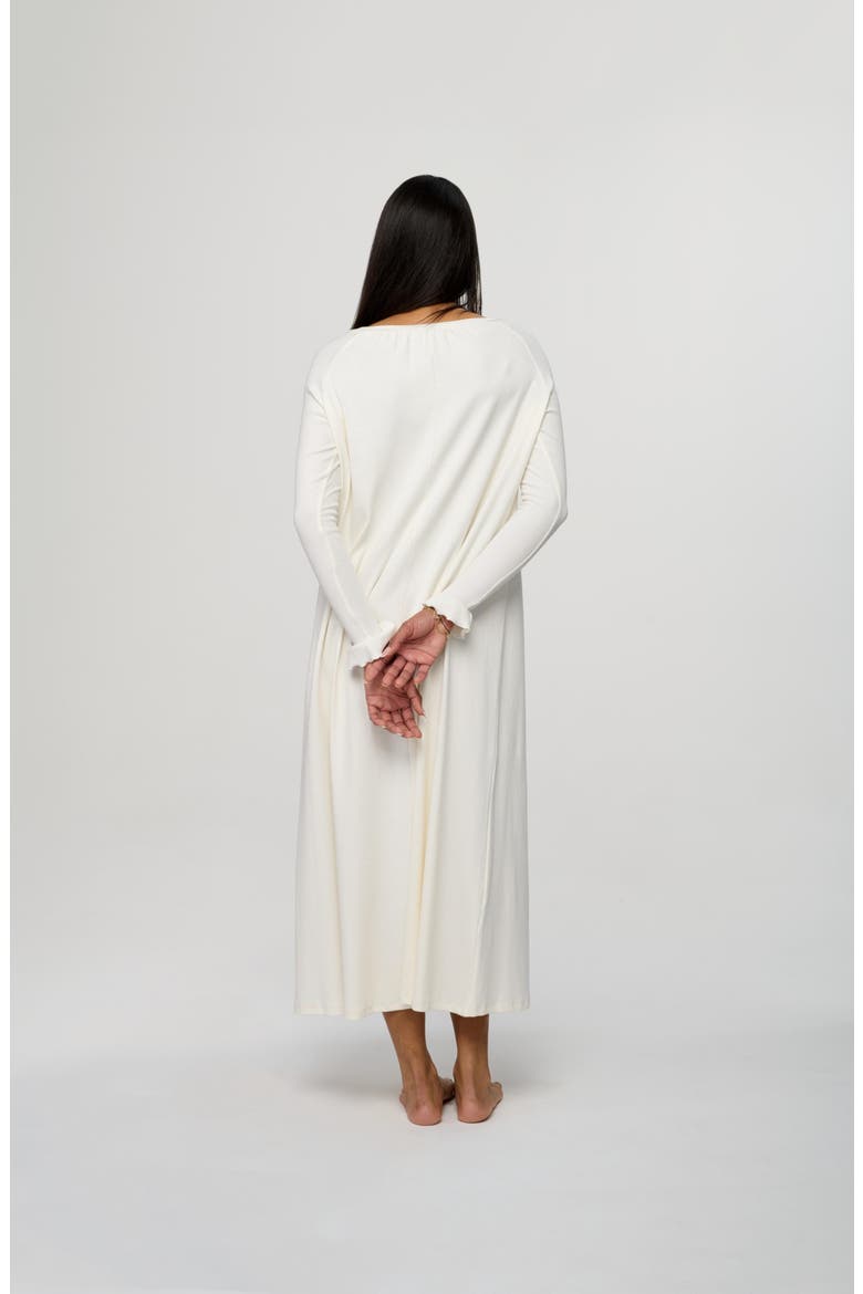 Ana Ribbed Dress, Alternate, color, White