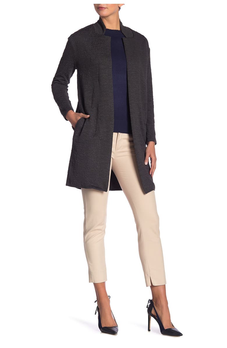 PHILOSOPHY BY RPUBLIC CLOTHING Notch Collar Longline Jacket, Main, color, 