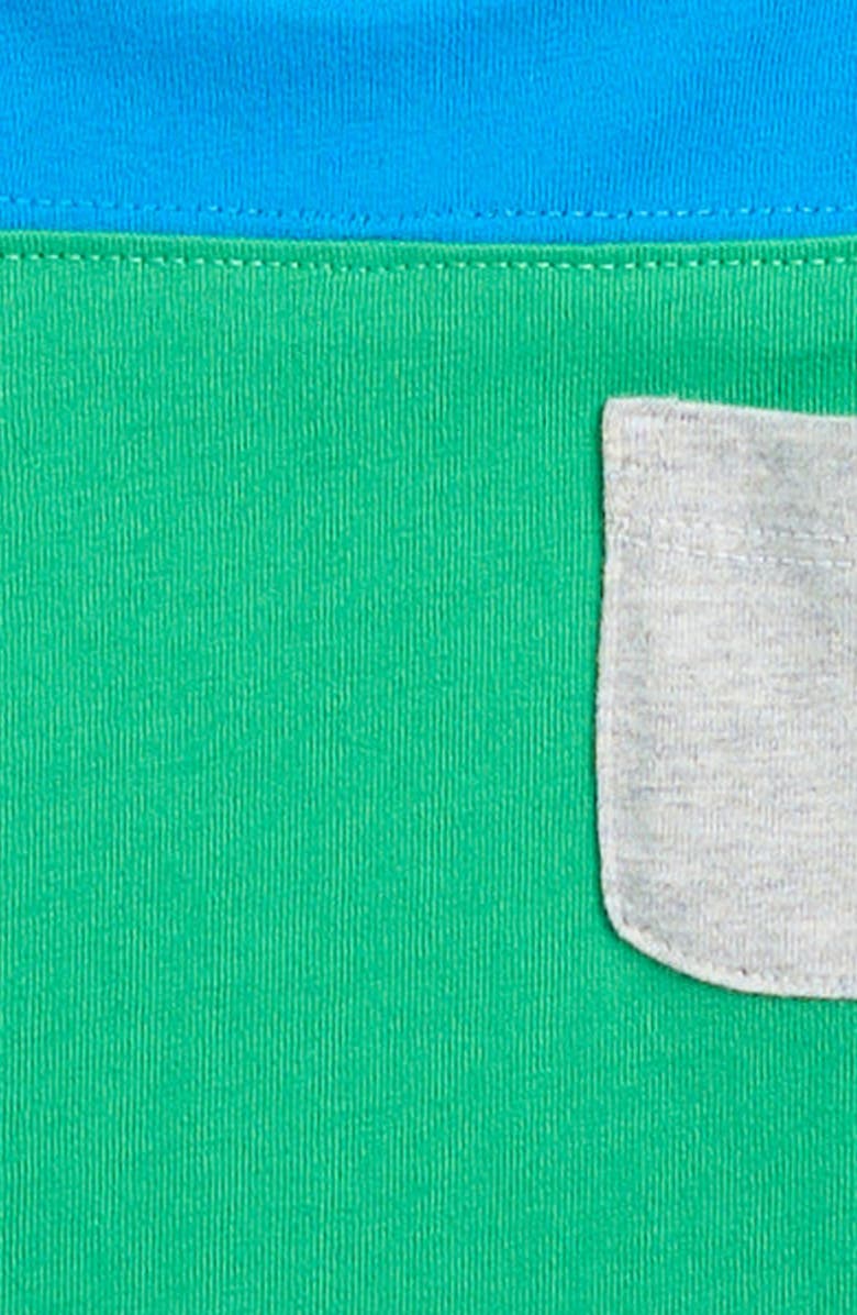 Mini Boden Kids' Colorblock Long Sleeve Pocket T-Shirt, Alternate, color, 