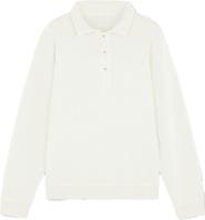 Fortela Hunting Long Sleeve Fleece Jersey Polo Shirt