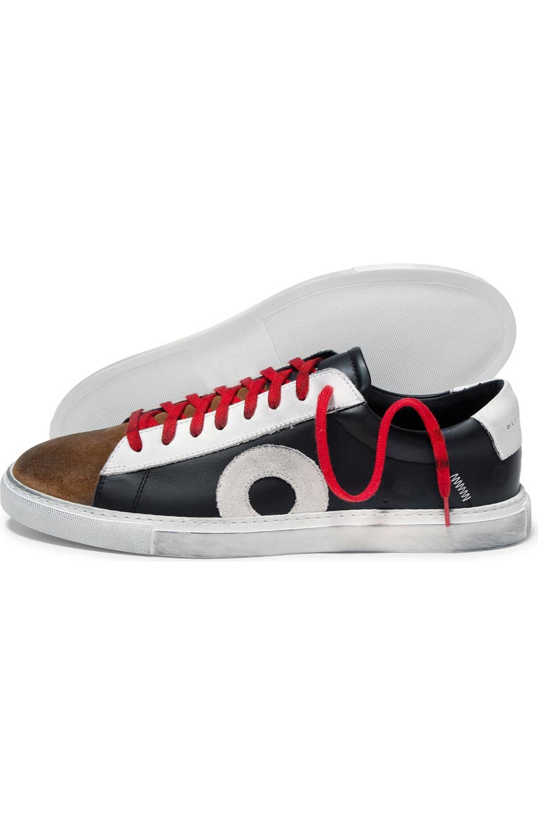 OLIVER CABELL Low Top Leather Sneaker, Alternate, color,
