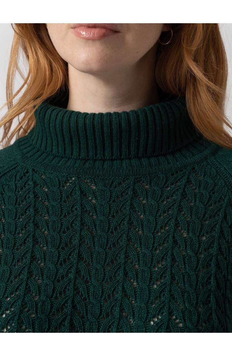 Saint + Sofia Greenwich Dress Long Sleeve, Alternate, color, Black