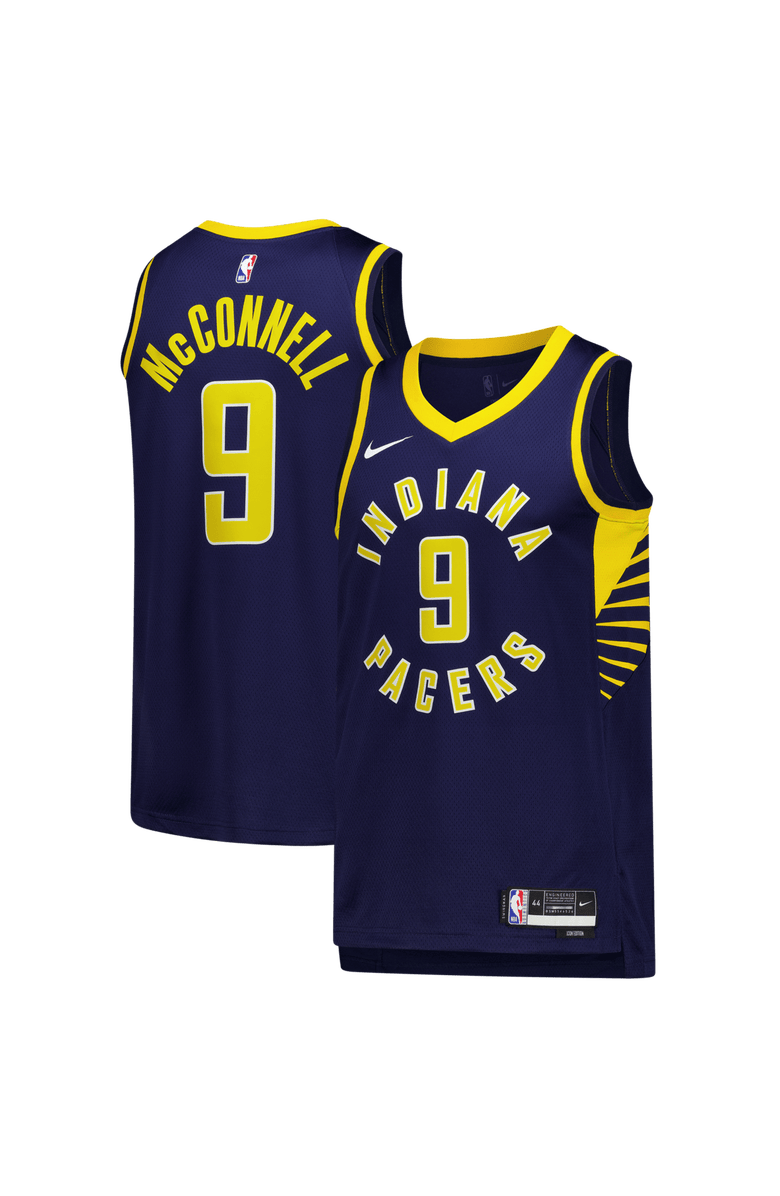 Nike Unisex Nike T.J. McConnell Navy Indiana Pacers Swingman Jersey - Icon Edition, Main, color, Navy