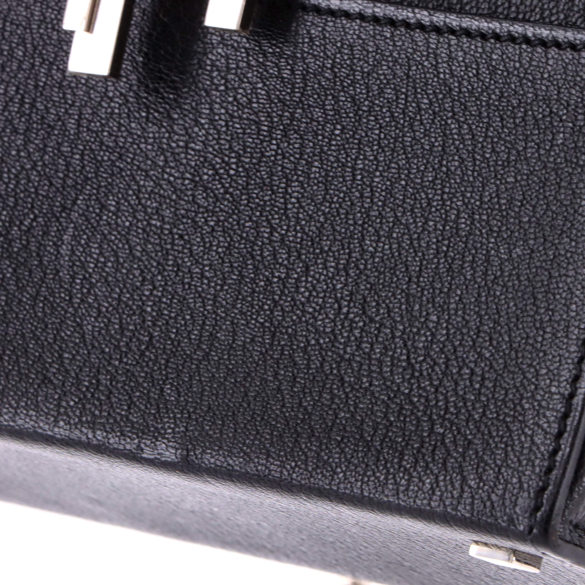 Cinhetic Top Handle Bag Chevre Mysore, Alternate, color, Noir