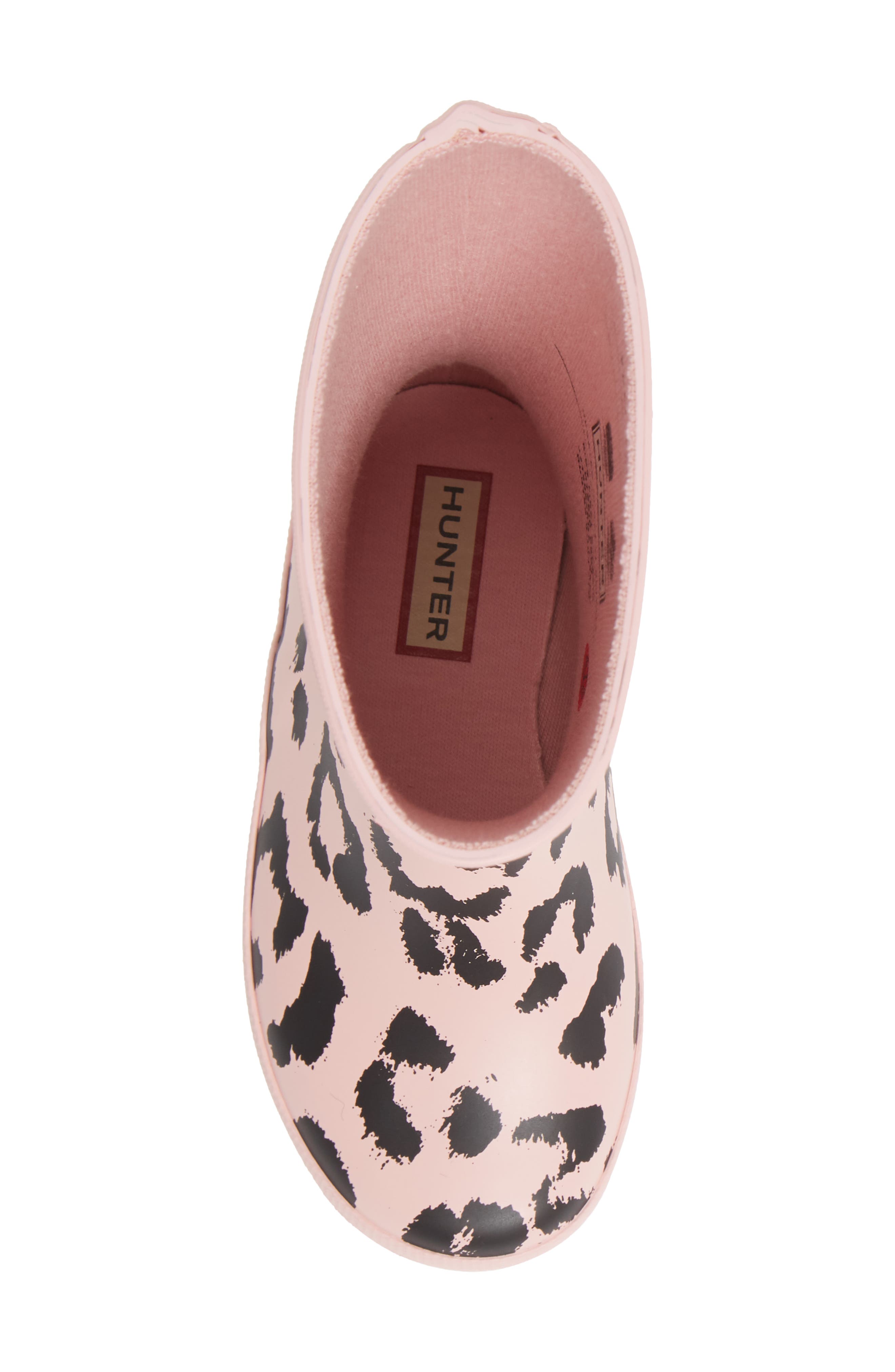 Original Leopard Waterproof Rain Boot, Alternate, color, MIST PINK