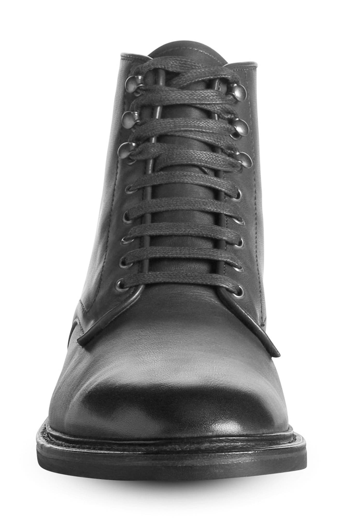 Allen Edmonds Higgins Weatherproof Plain Toe Boot, Alternate, color, Black