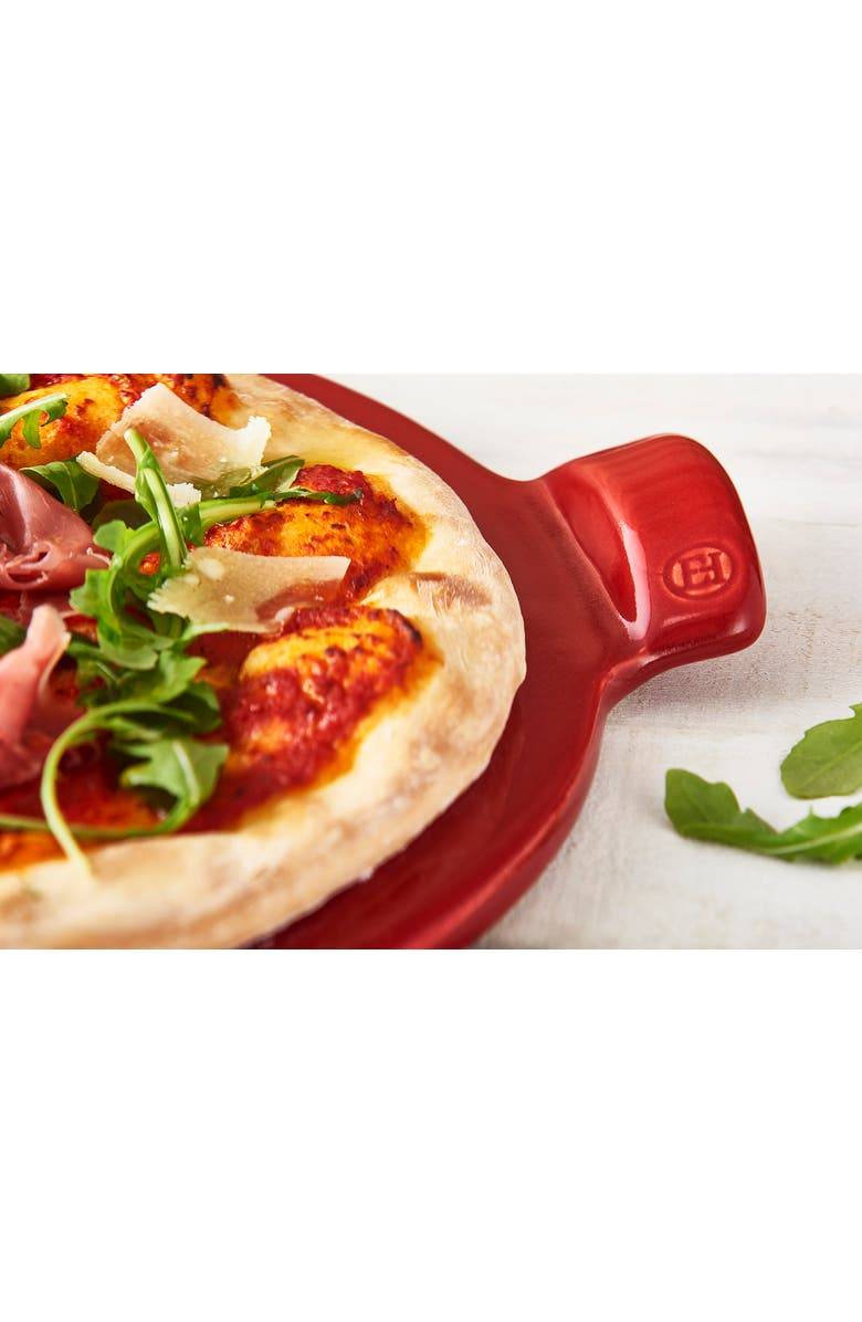 Emile Henry Made In France Flame Individual Pizza Stone, 10", Set of 2, Figue, Alternate, color, Figue