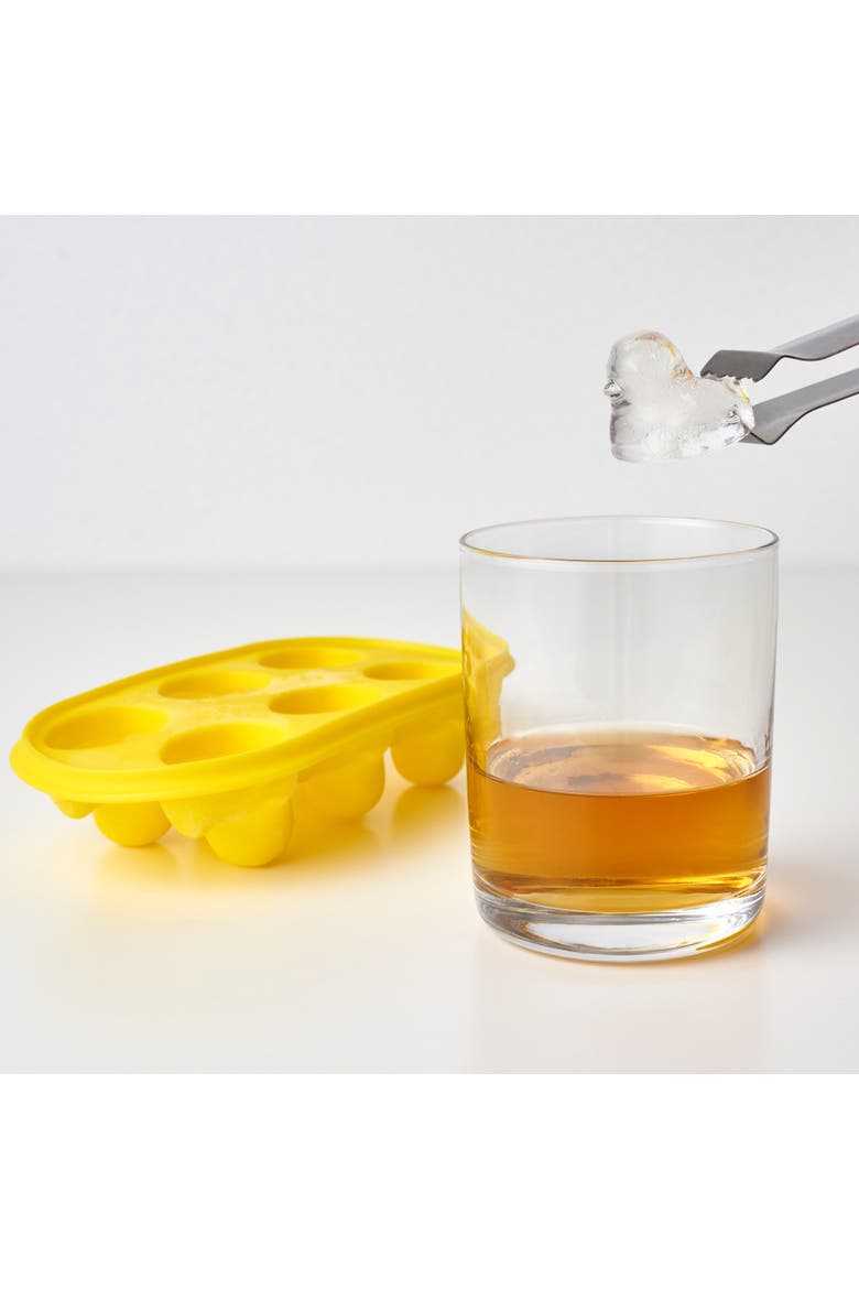 Quack the Ice Silicone Ice Cube Tray, Alternate, color, Yellow