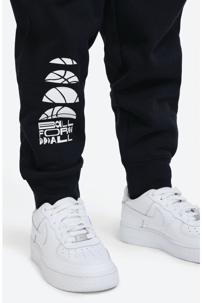 Kids' Culture of Basketball Sweatpants, Alternate, color, BLACK/ OPTI YELLOW