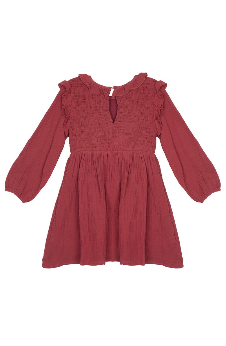 Mabel + Honey Autumn Dress Red, Alternate, color, Red