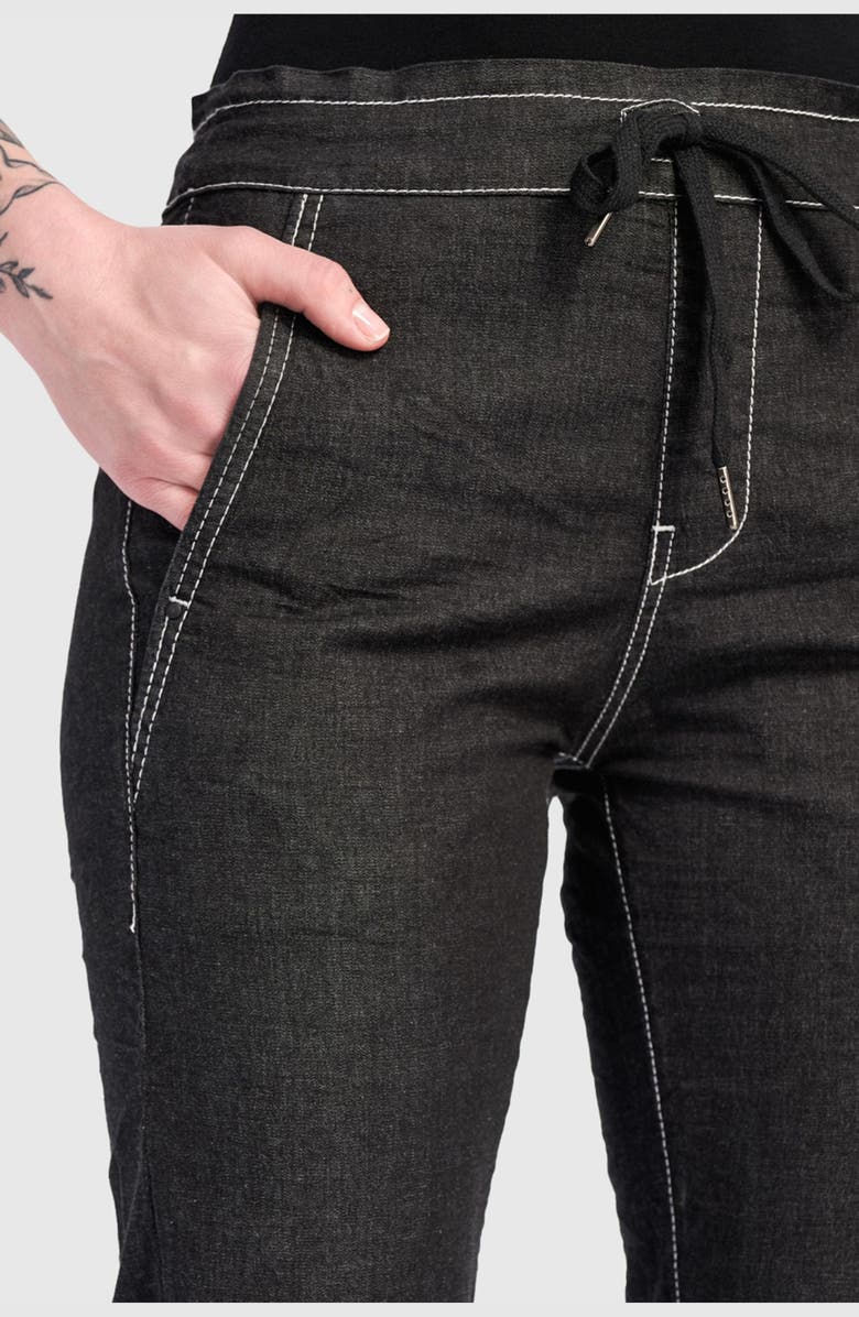 Alembika Jet Iconic Stretch Jeans, Alternate, color, Jet