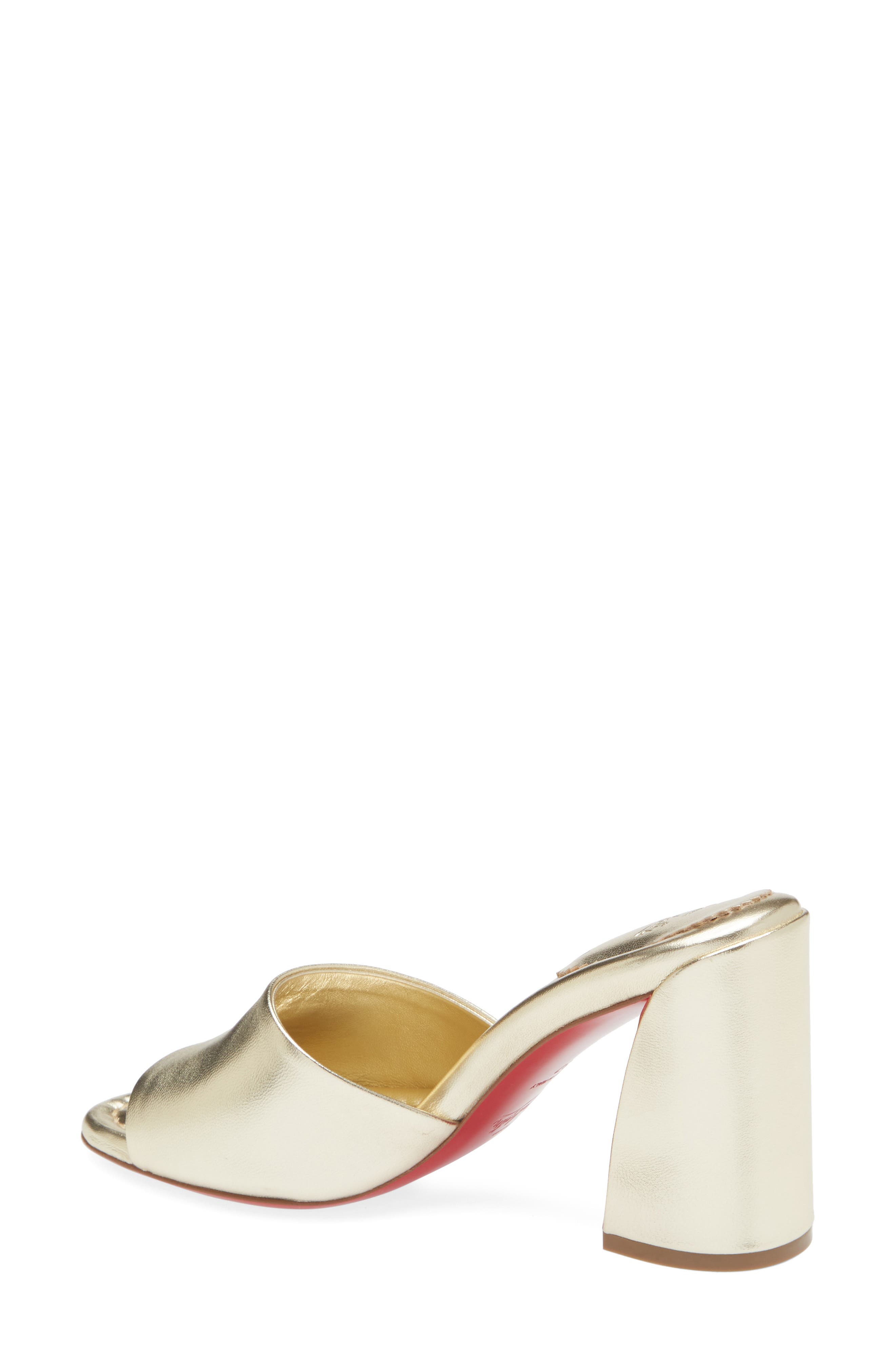 Christian Louboutin Jane Slide Sandal, Alternate, color, G306 Platine/ Lin Platine