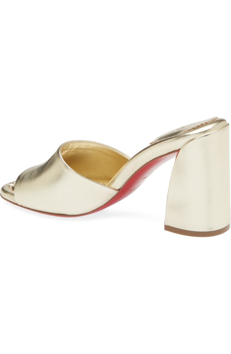 Christian Louboutin Jane Slide Sandal, Alternate, color, G306 Platine/ Lin Platine
