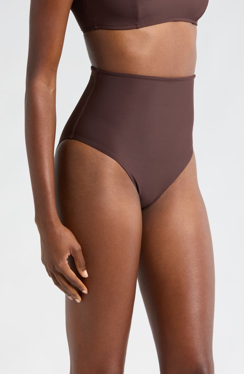 BONDI BORN Faith High Waist Bikini Bottoms, Alternate, color, 