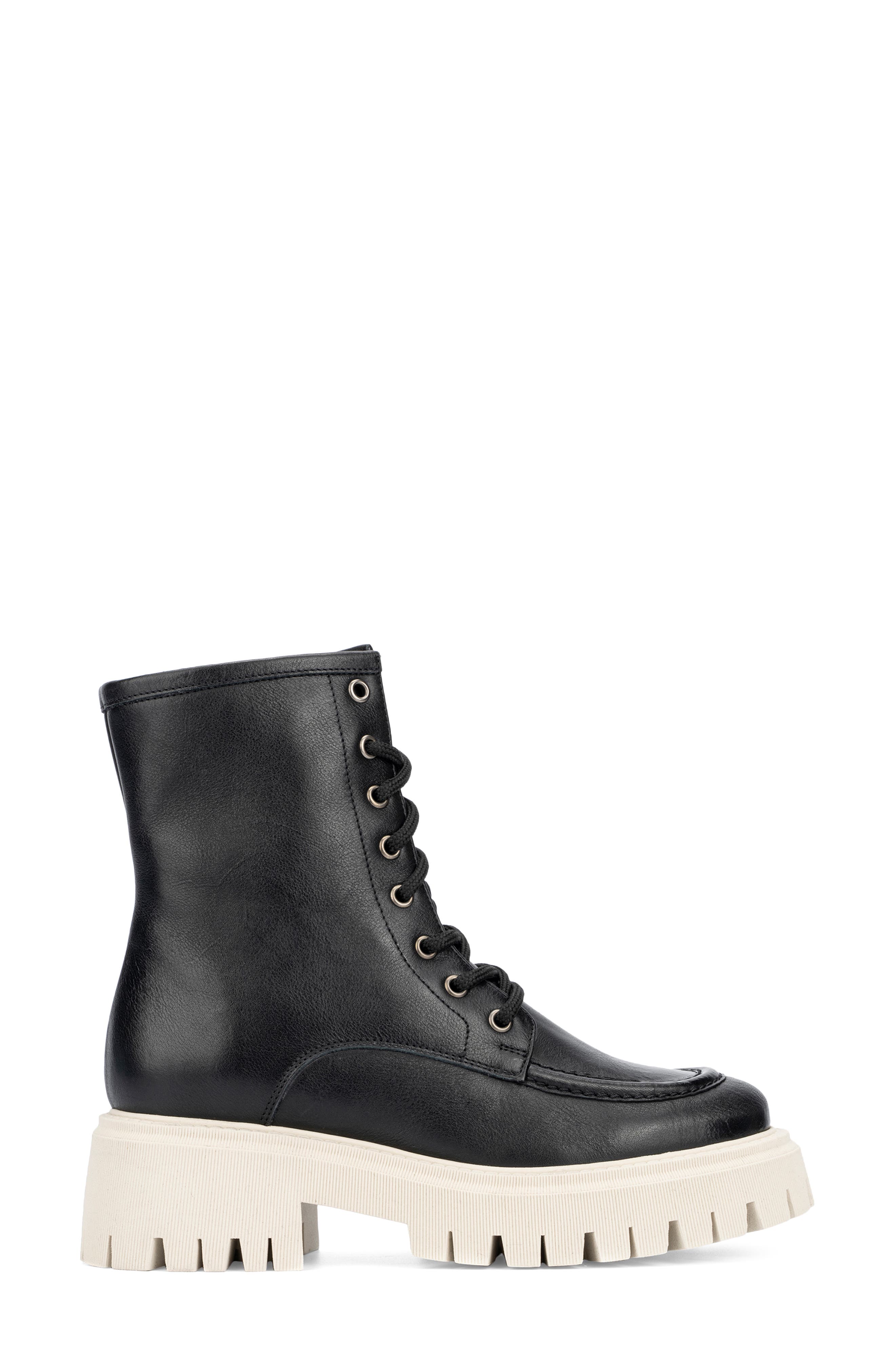 Aquatalia Platform Combat Boot, Alternate, color, 