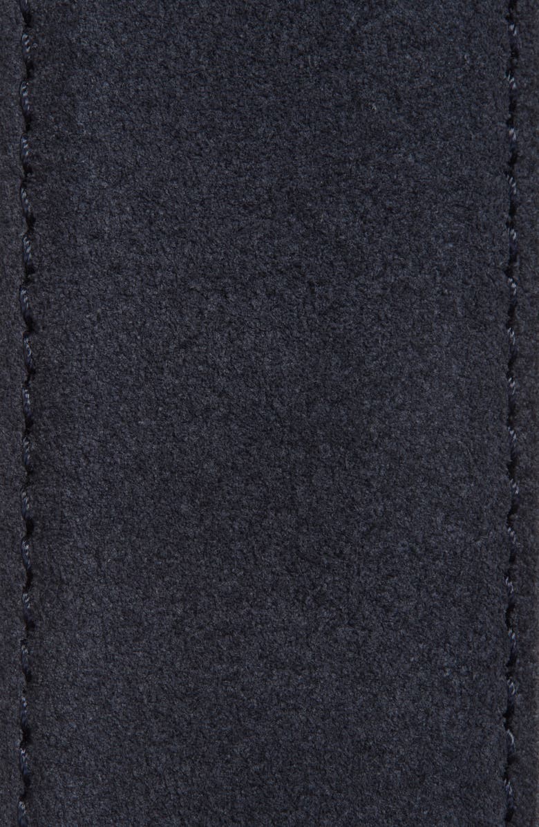 Canali Suede Belt, Alternate, color, Blue