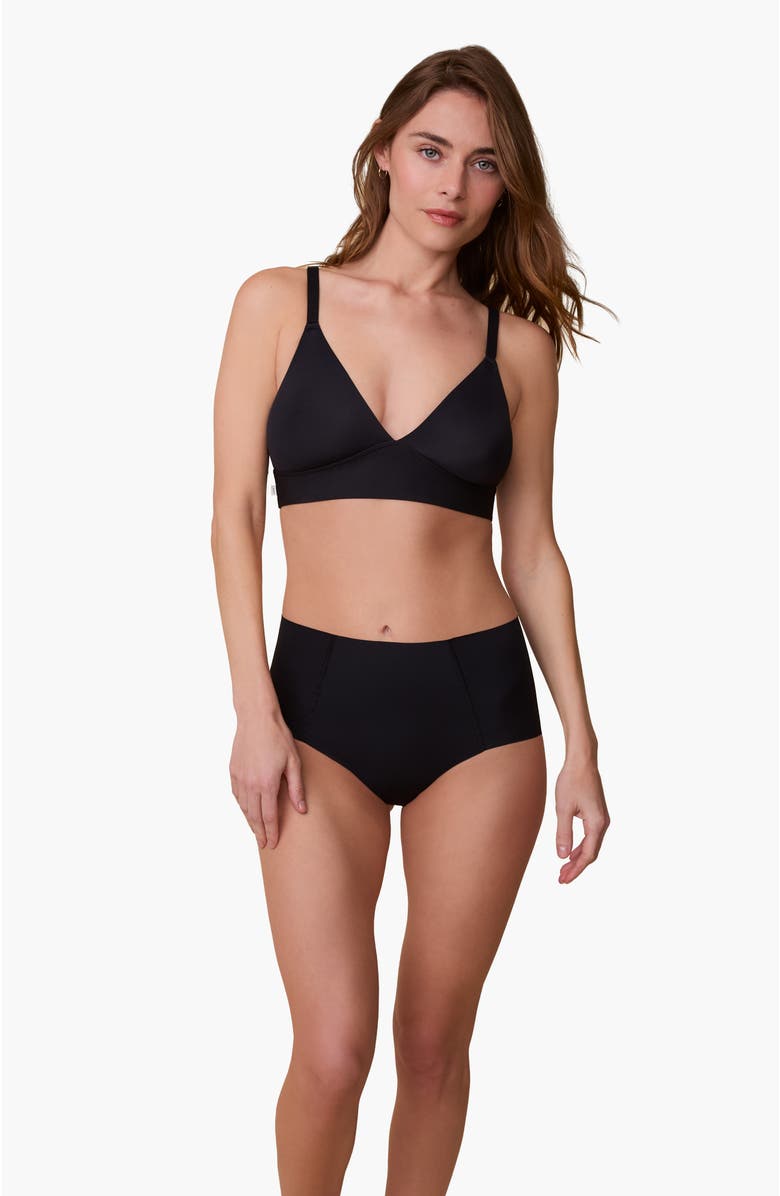 Harper Wilde Bliss Triangle Bralette, Alternate, color, Black