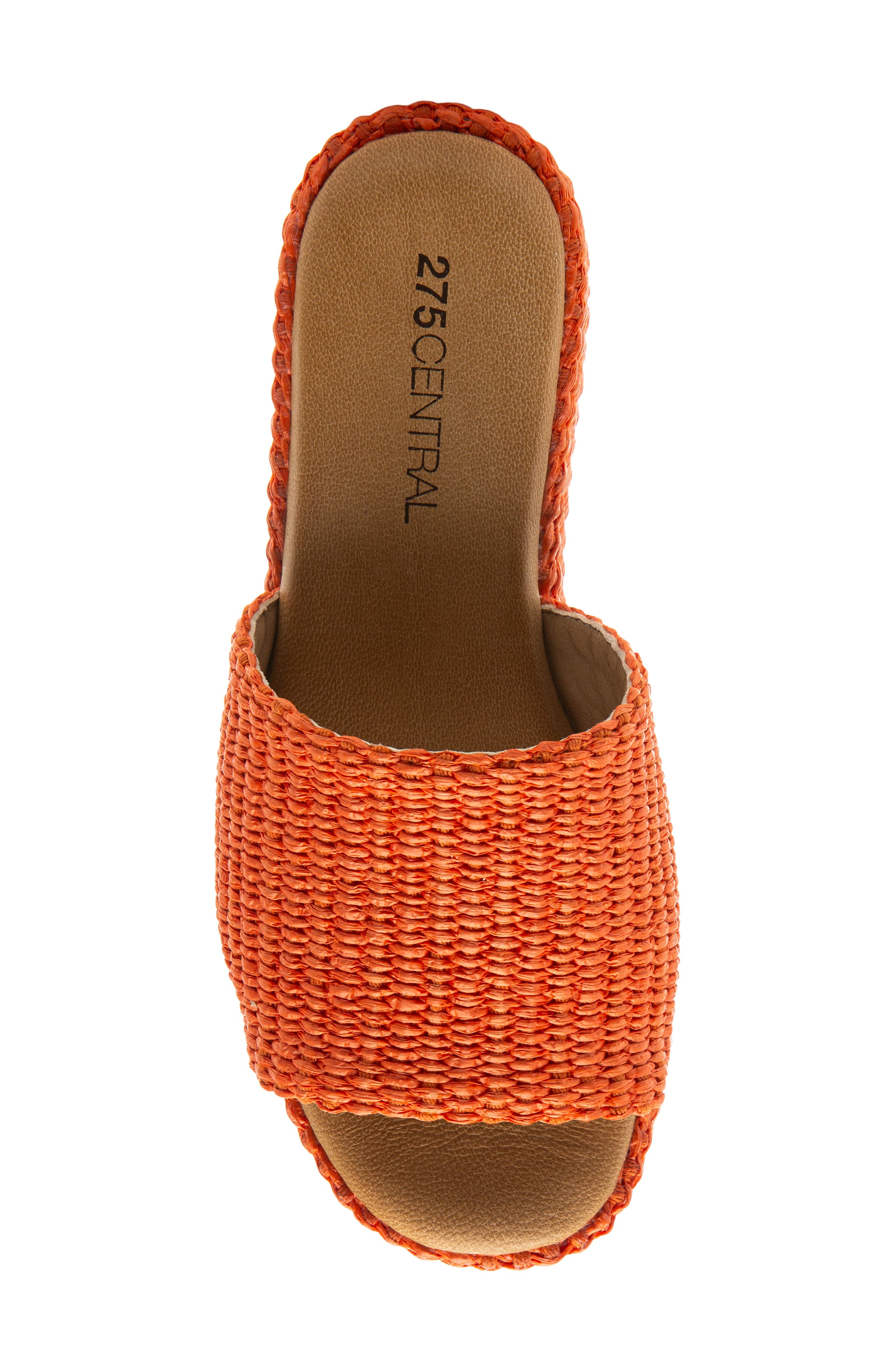 Sienna Platform Slide Sandal, Alternate, color, ORANGE