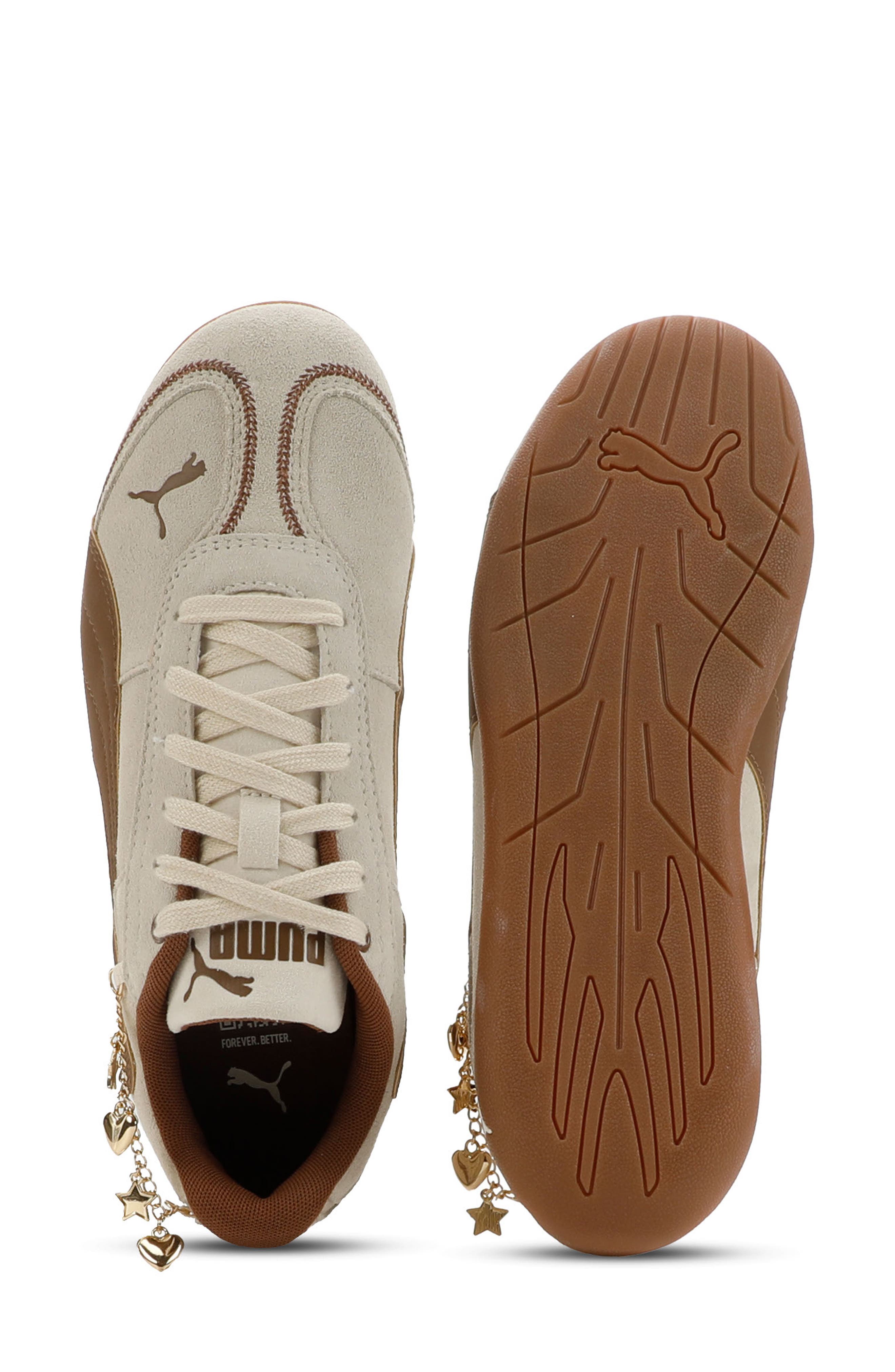 Speedcat Replicatch Sneaker, Alternate, color, ALPINE SNOW/ COFFEE/ GOLD