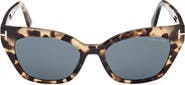 TOM FORD Juliette 52mm Cat Eye Sunglasses