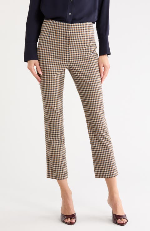 Kean High Waist Crop Straight Leg Pants