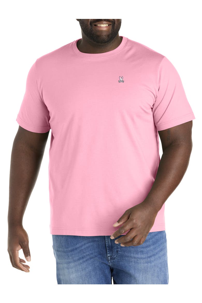 Big & Tall Crewneck T-Shirt, Alternate, color, ROMANCE ROSE