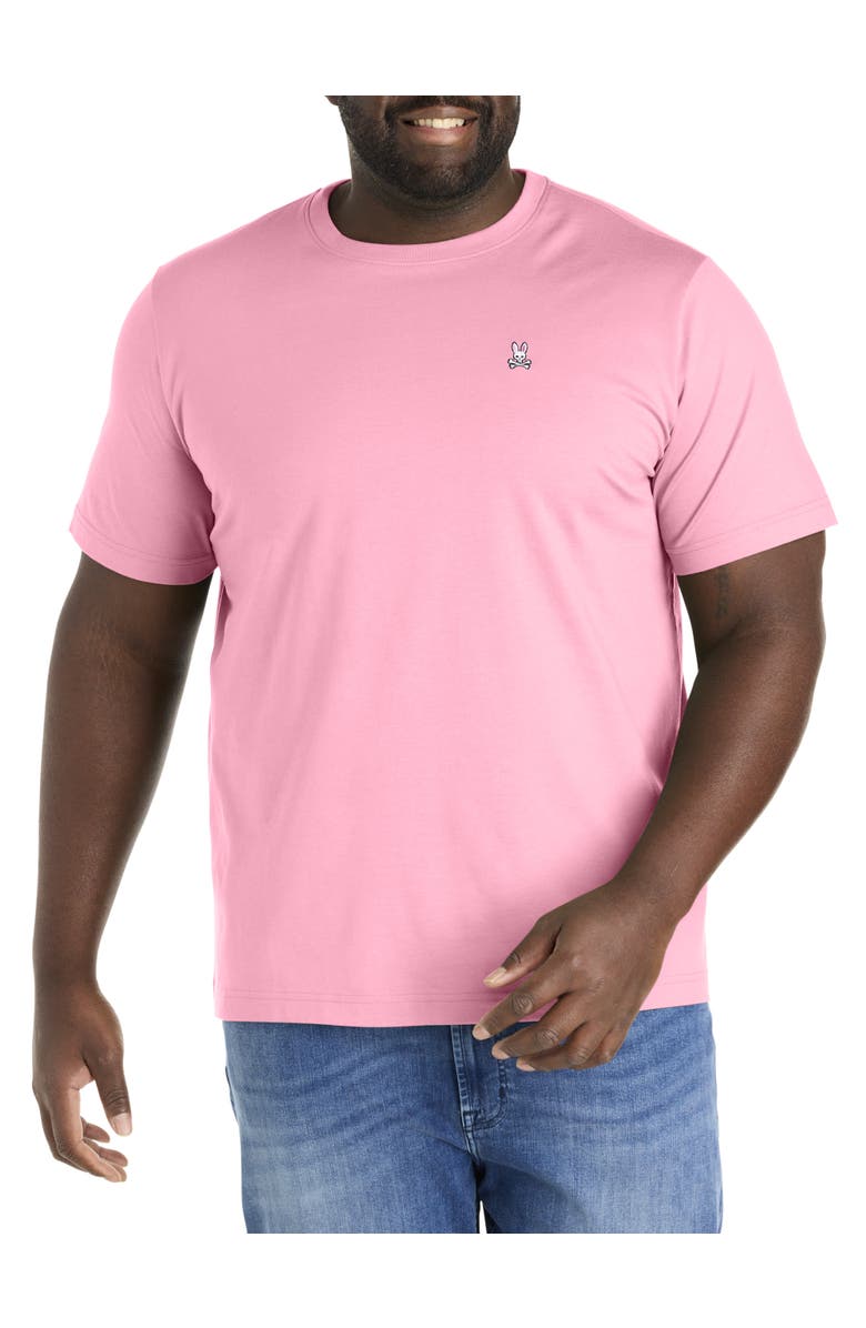 Psycho Bunny Big & Tall Crewneck T-Shirt, Alternate, color, Romance Rose