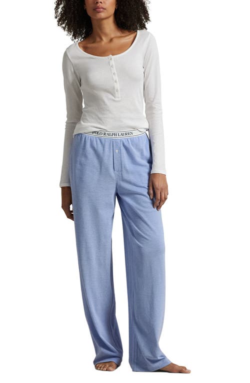 POLO RALPH LAUREN POLO RALPH LAUREN LOGO WAISTBAND COTTON & MODAL PAJAMA PANTS 