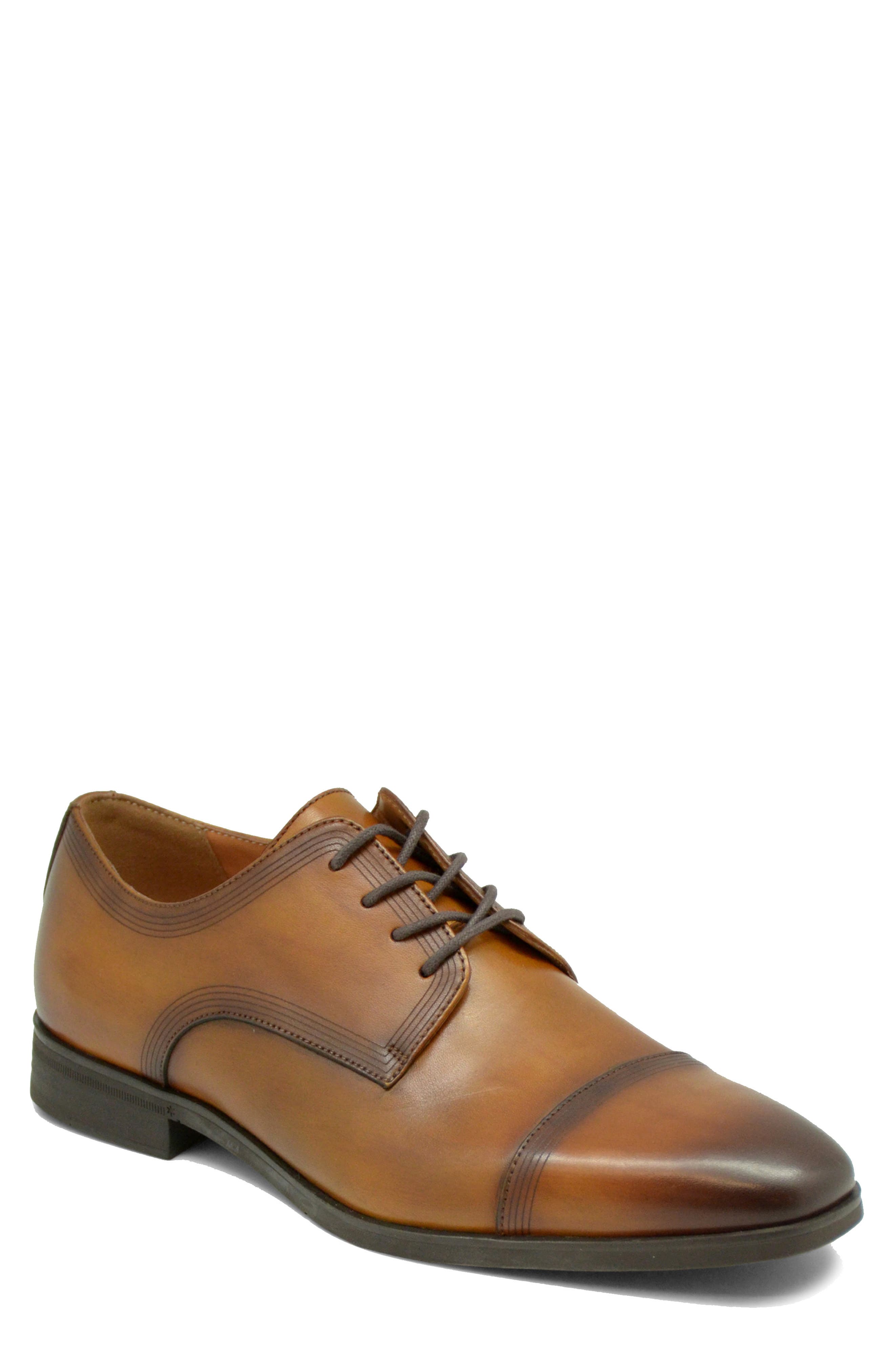 Sonora Cap Toe Derby, Main, color, COGNAC