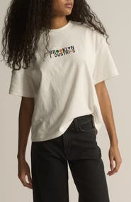 Brooklyn Industries Logo Cotton Graphic T-Shirt