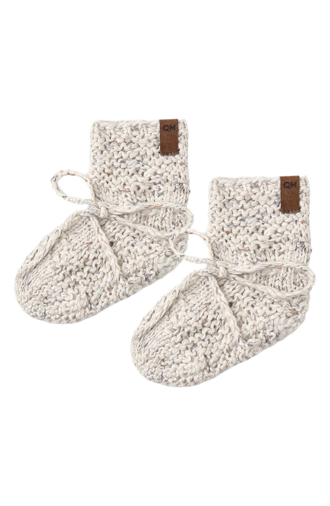 Knit Bootie, Main, color, NATURAL