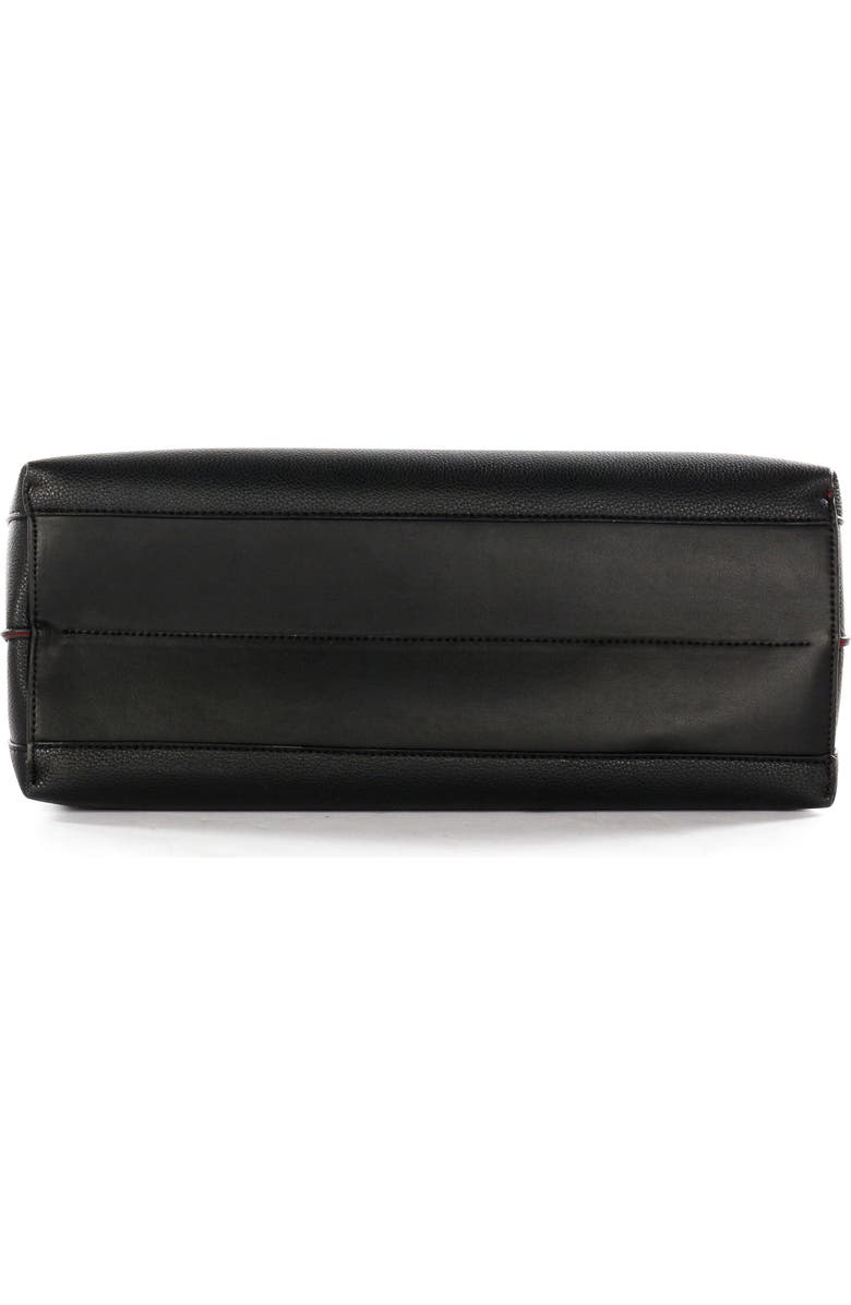 CELINE DION Symphony Faux Leather Satchel, Alternate, color,