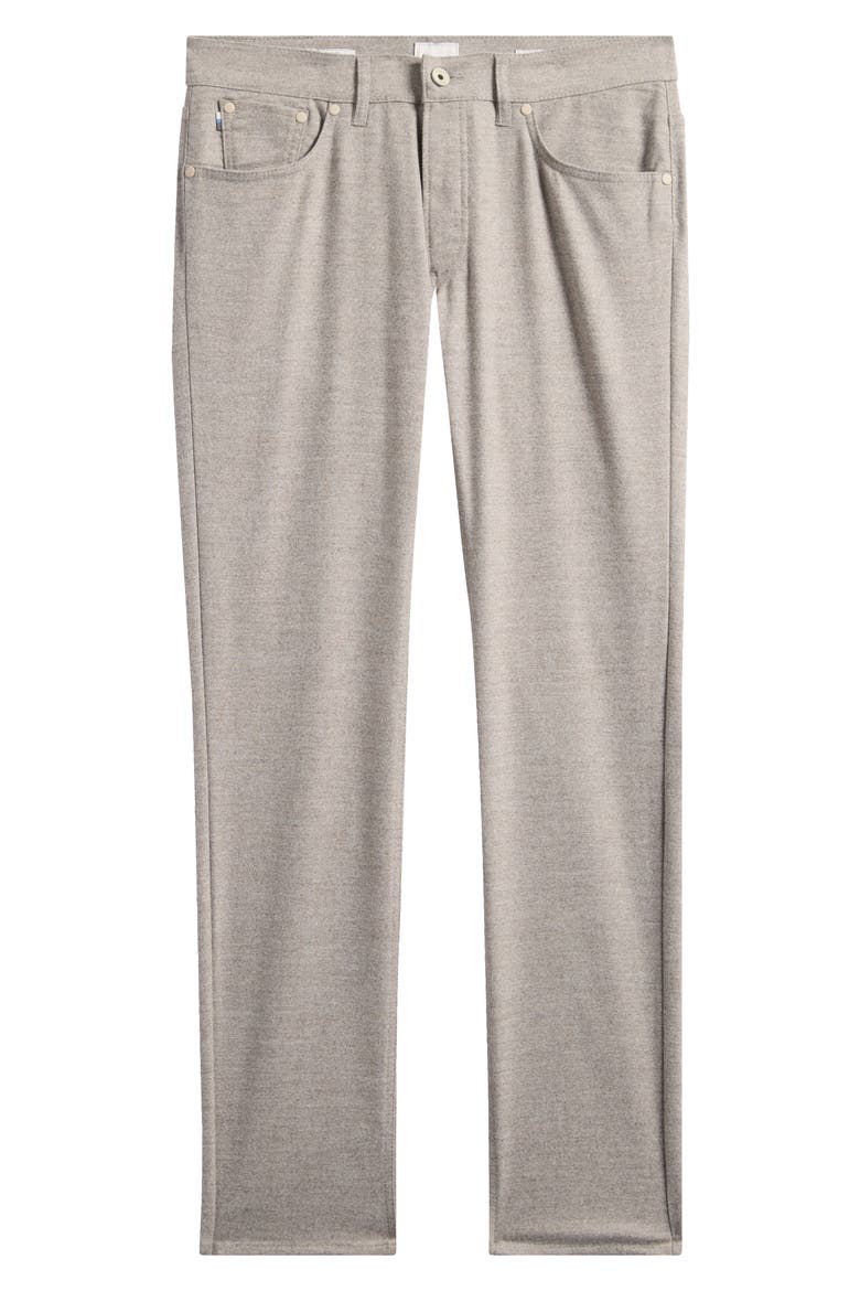 Chuck Modern Fit Ceramica Flannel Five-Pocket Pants, Alternate, color, WALNUT