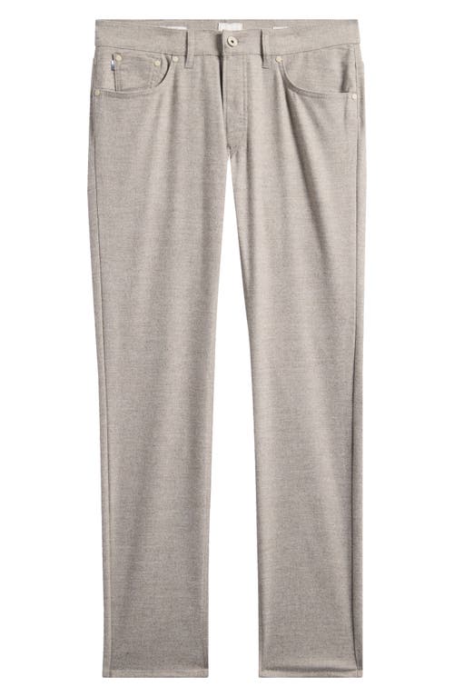 Brax Chuck Modern Fit Ceramica Flannel Five-pocket Pants In Brown