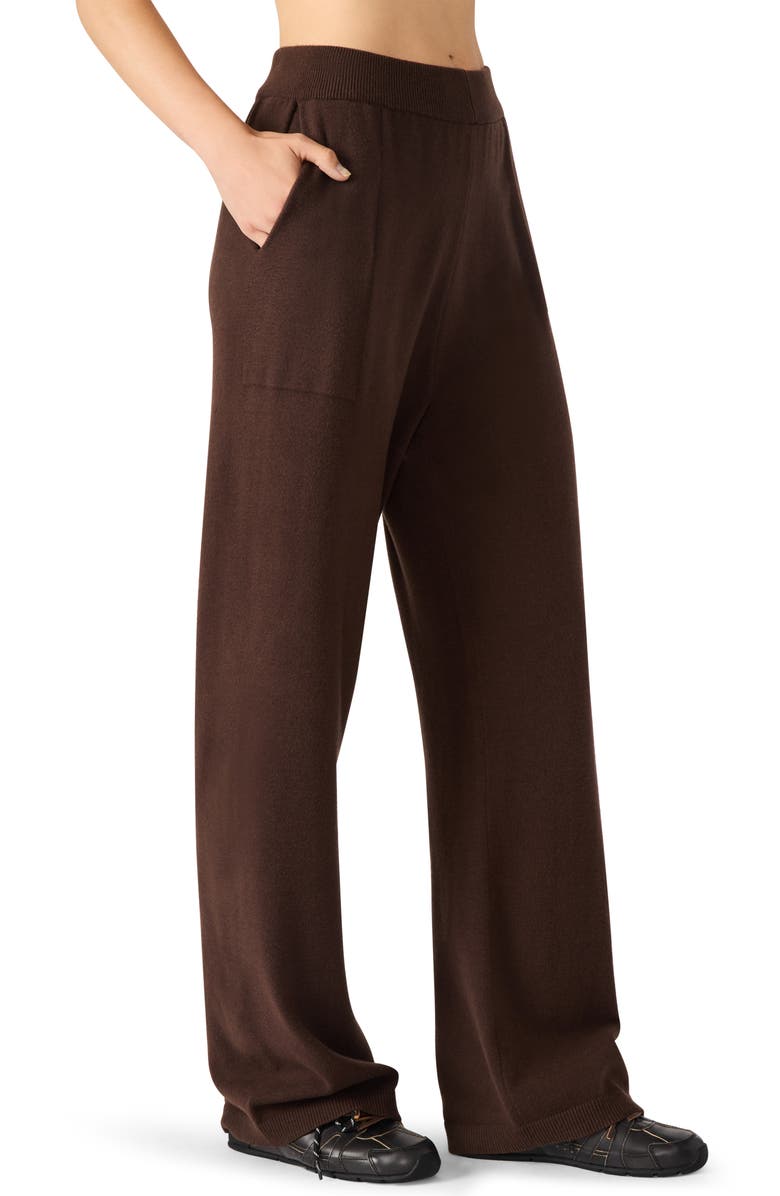 Steve Madden Kori Sweater Pants, Alternate, color, Dark Espresso