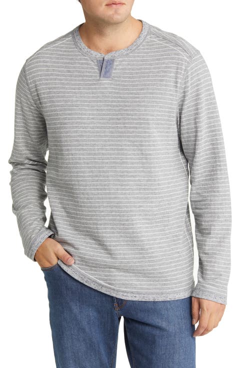 Fullerton Stripe Reversible Cotton Blend T-Shirt