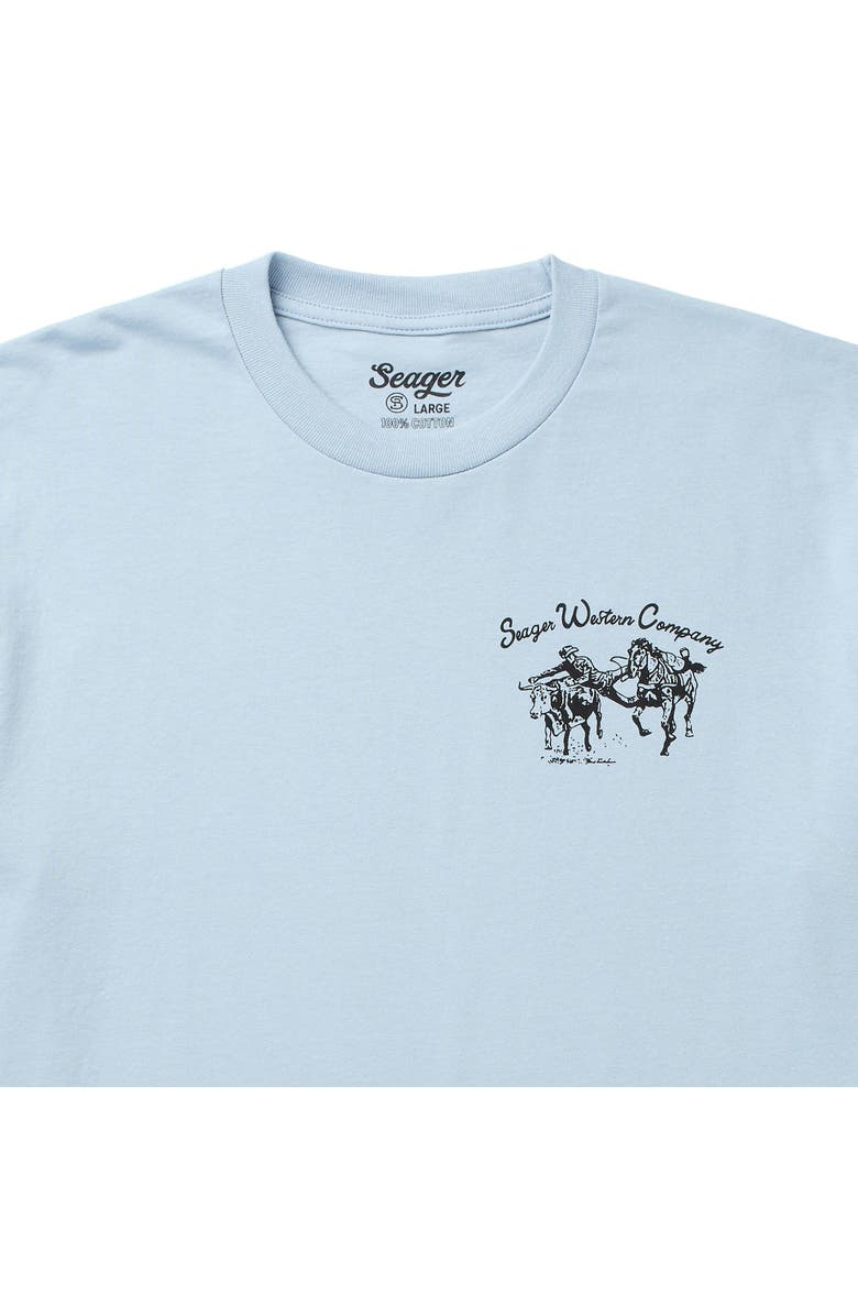 Seager Co Los Rios Cotton Graphic T-Shirt, Alternate, color, Artic Blue