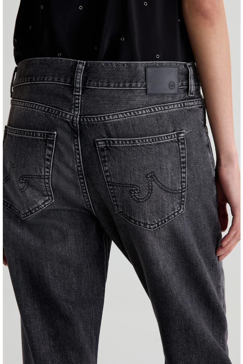 The Boyfriend High Waist Straight Leg Jeans, Alternate, color, FAREWELL