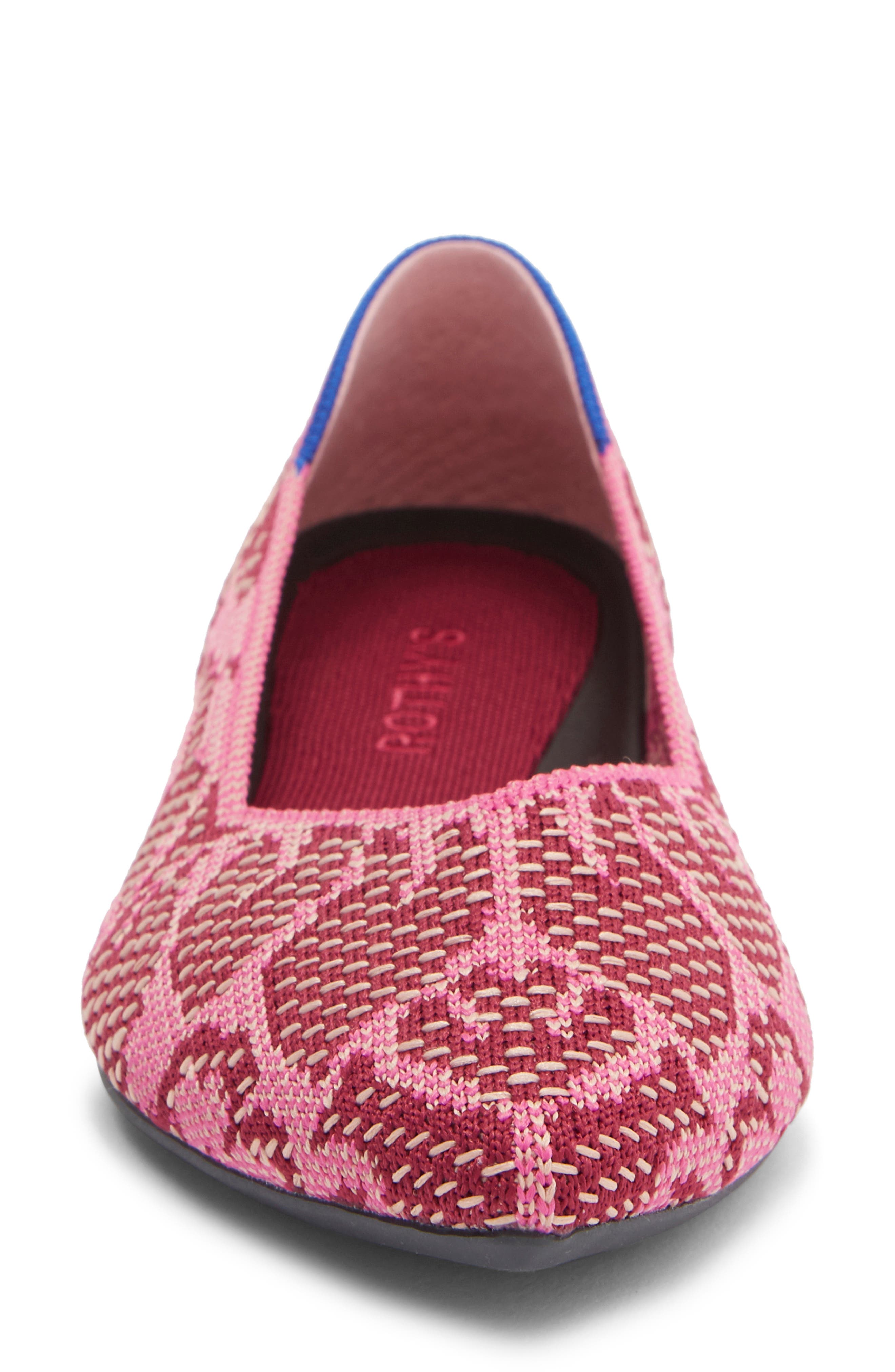 The Point II Pointed Toe Flat, Alternate, color, PINK BOUQUET