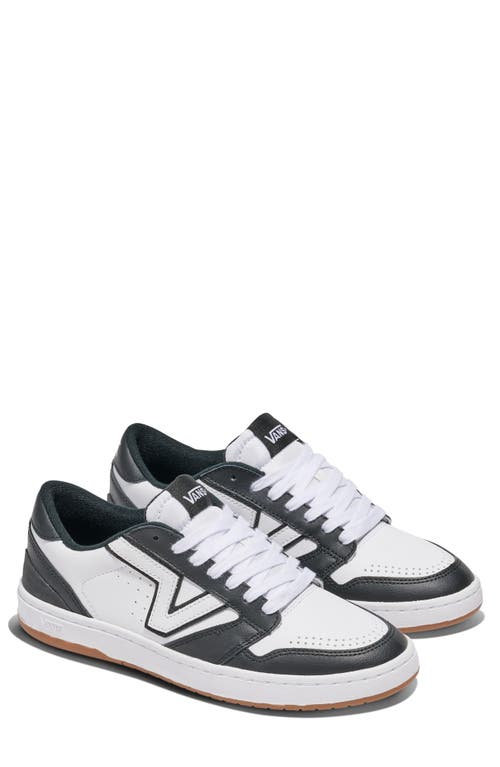 Vans Lowland 2.0 Low Top Sneaker In Black/white