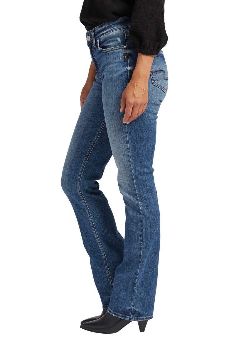 Avery High Waist Slim Bootcut Jeans, Alternate, color, INDIGO