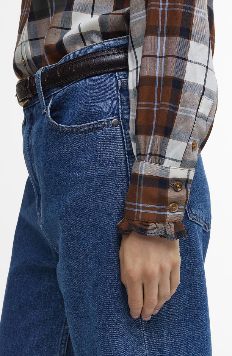 Barbour Violet Check Shirt, Alternate, color,