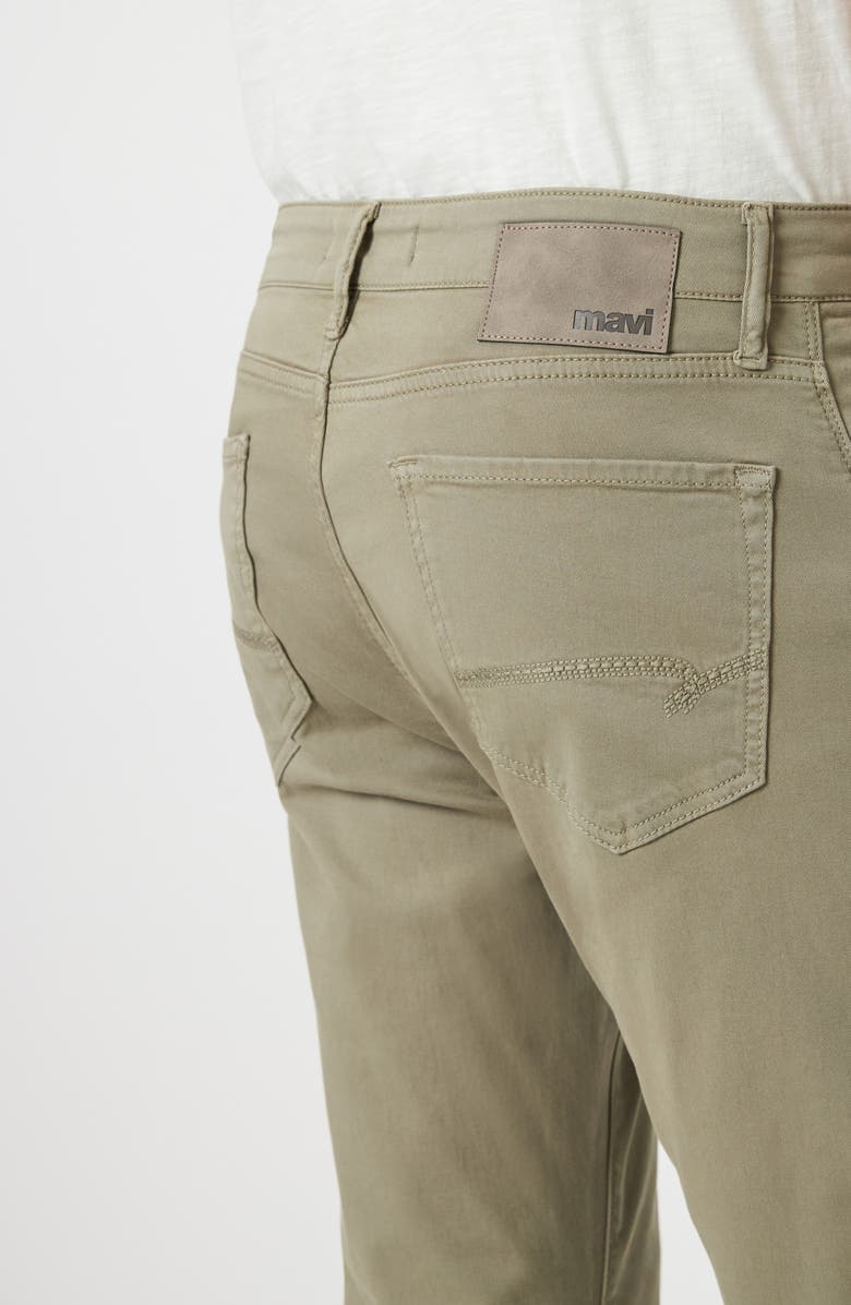 Mavi Jeans Jake Slim Fit Twill Pants, Alternate, color, Reseda Casual Twill