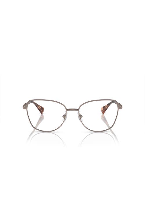 Ralph 55mm Irregular Optical Glasses In Brown