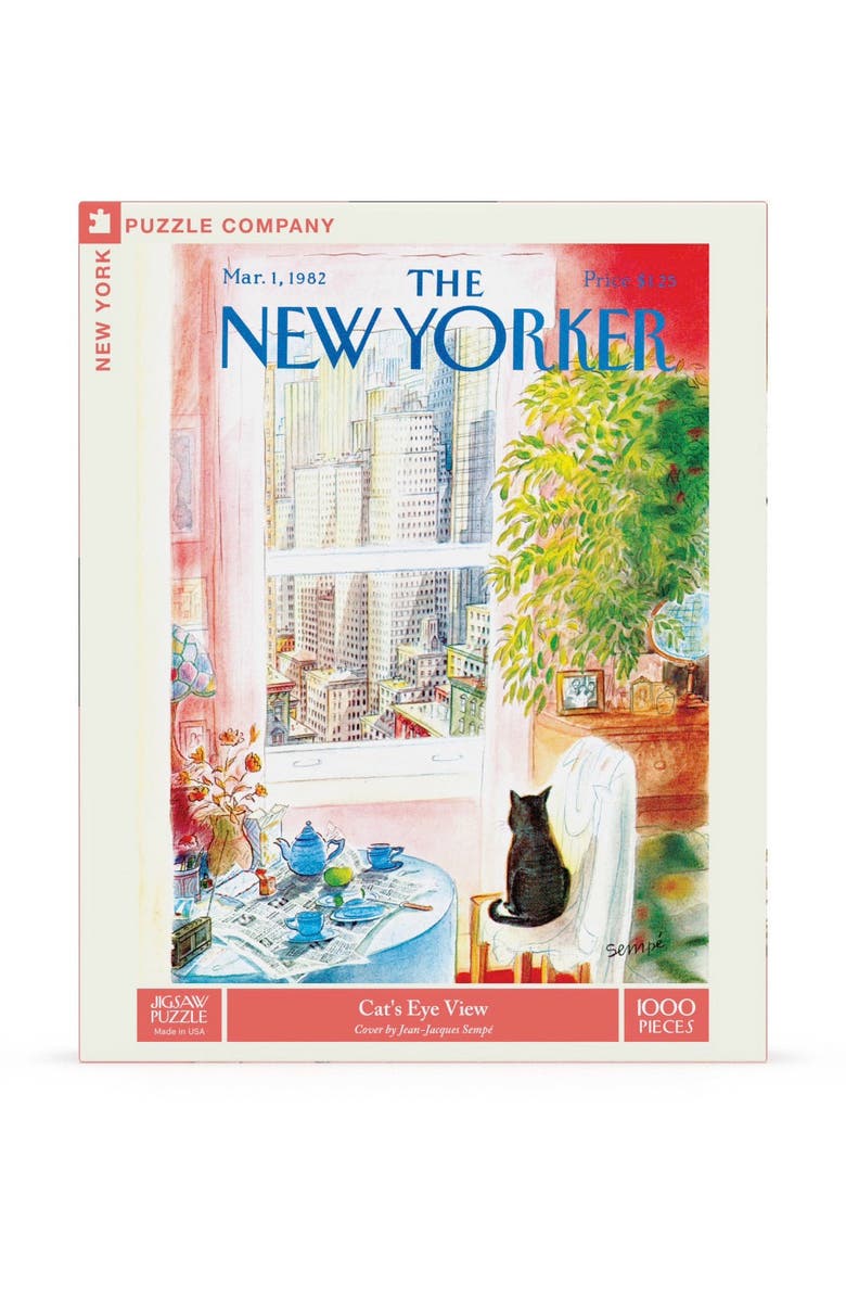 NEW YORK PUZZLE COMPANY Cat's Eye View 1000 Piece Puzzle, Main, color, NO COLOR