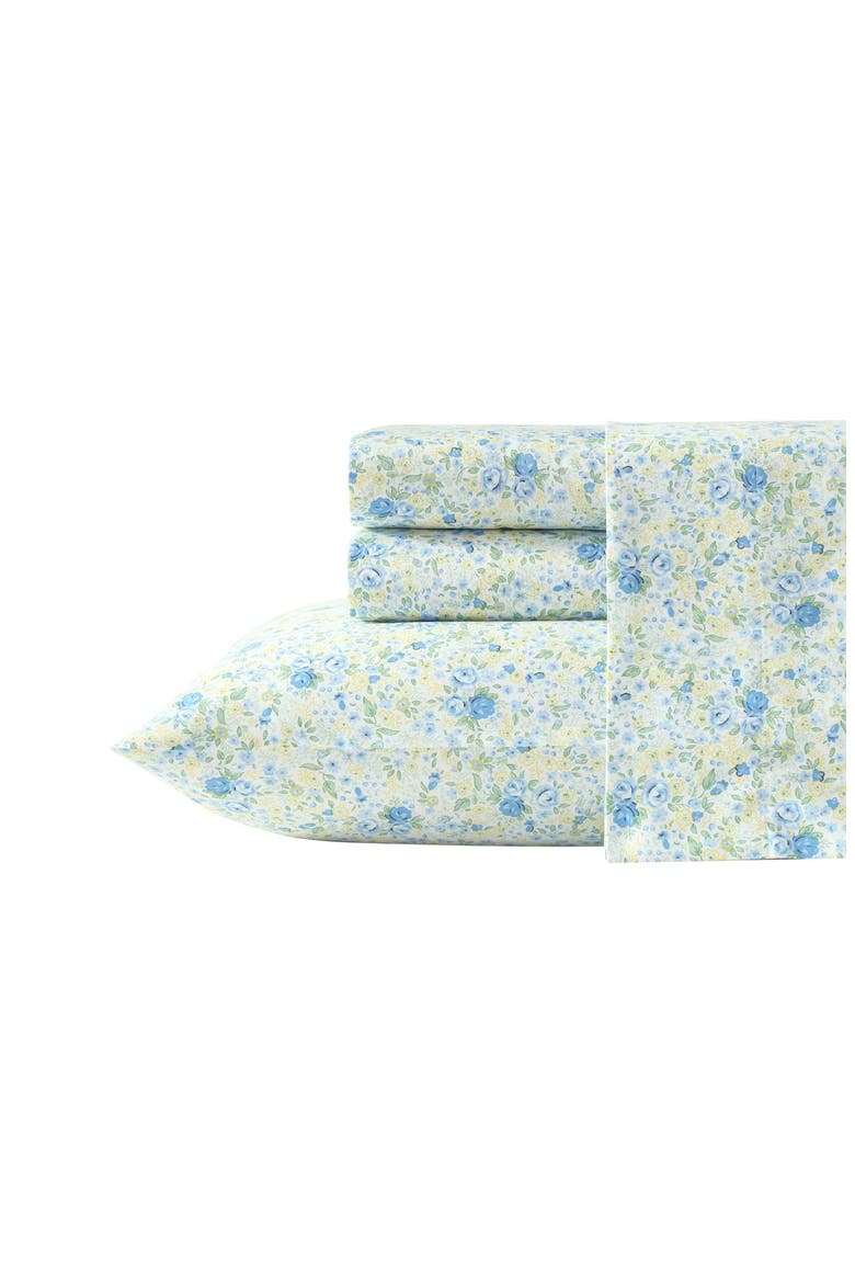 Rowena 300 Thread Count Cotton Sheet Set, Main, color, ROWENA FLORAL