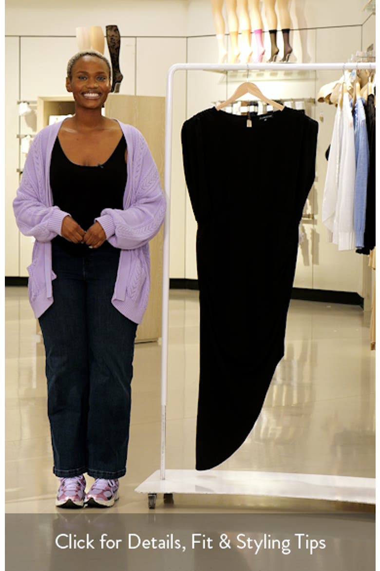 Sleeveless Asymmetric Hem Dress video