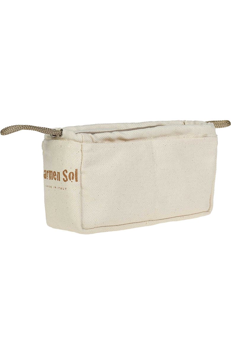 CARMEN SOL Borsello Organizer Handbag Large, Alternate, color, Nude